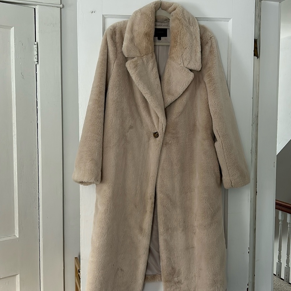 Cream Fur Coat